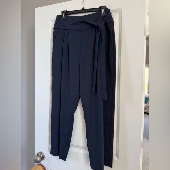 Diane Von Furstenberg Navy Trousers